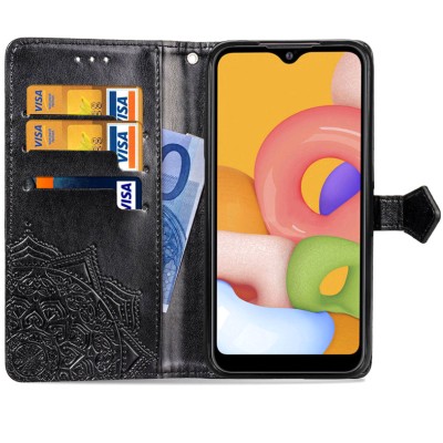 Кожаный чехол (книжка) Art Case с визитницей для Xiaomi Redmi Note 9 / Redmi 10X Черный Кожаный чехол (книжка) Art Case с визитницей для Xiaomi Redmi Note 9 / Redmi 10X Черный