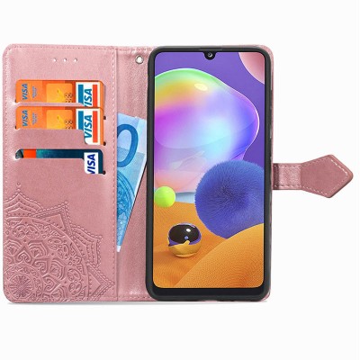 Кожаный чехол (книжка) Art Case с визитницей для ZTE Blade 20 Smart Розовый Кожаный чехол (книжка) Art Case с визитницей для ZTE Blade 20 Smart Розовый