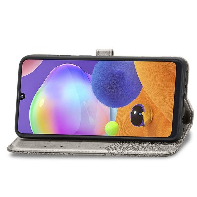 Кожаный чехол (книжка) Art Case с визитницей для ZTE Blade 20 Smart Серый Кожаный чехол (книжка) Art Case с визитницей для ZTE Blade 20 Smart Серый