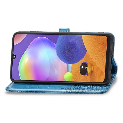 Кожаный чехол (книжка) Art Case с визитницей для ZTE Blade 20 Smart Синий Кожаный чехол (книжка) Art Case с визитницей для ZTE Blade 20 Smart Синий