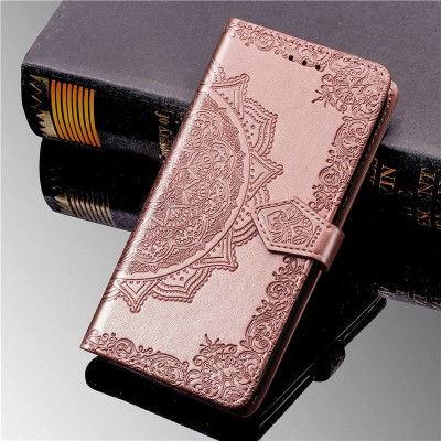 Кожаный чехол (книжка) Art Case с визитницей для ZTE Blade A5 (2020) Розовый Кожаный чехол (книжка) Art Case с визитницей для ZTE Blade A5 (2020) Розовый
