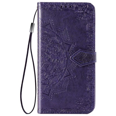 Кожаный чехол (книжка) Art Case с визитницей для ZTE Blade A7 Fingerprint (2020) Фиолетовый Кожаный чехол (книжка) Art Case с визитницей для ZTE Blade A7 Fingerprint (2020) Фиолетовый