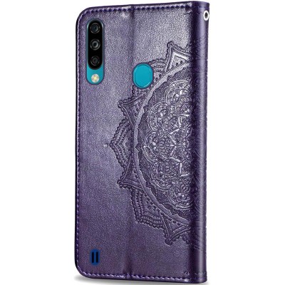 Кожаный чехол (книжка) Art Case с визитницей для ZTE Blade A7 Fingerprint (2020) Фиолетовый Кожаный чехол (книжка) Art Case с визитницей для ZTE Blade A7 Fingerprint (2020) Фиолетовый