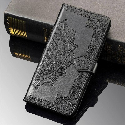 Кожаный чехол (книжка) Art Case с визитницей для ZTE Blade A7 Fingerprint (2020) Черный Кожаный чехол (книжка) Art Case с визитницей для ZTE Blade A7 Fingerprint (2020) Черный