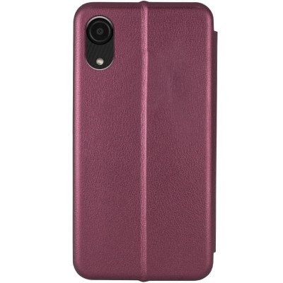 Кожаный чехол (книжка) Classy для Samsung Galaxy A03 Core Бордовый Кожаный чехол (книжка) Classy для Samsung Galaxy A03 Core Бордовый