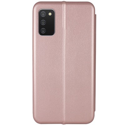 Кожаный чехол (книжка) Classy для Samsung Galaxy A03s Rose Gold Кожаный чехол (книжка) Classy для Samsung Galaxy A03s Rose Gold