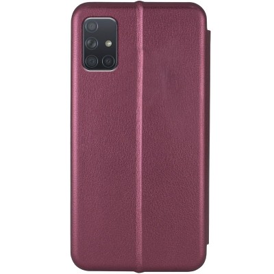 Кожаный чехол (книжка) Classy для Samsung Galaxy M31s Бордовый Кожаный чехол (книжка) Classy для Samsung Galaxy M31s Бордовый