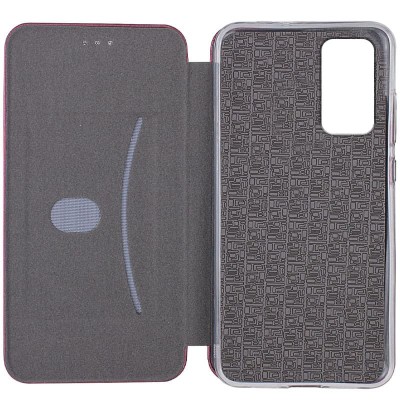 Кожаный чехол (книжка) Classy для Samsung Galaxy M52 Бордовый Кожаный чехол (книжка) Classy для Samsung Galaxy M52 Бордовый