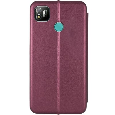 Кожаный чехол (книжка) Classy для TECNO POP 4 Бордовый Кожаный чехол (книжка) Classy для TECNO POP 4 Бордовый