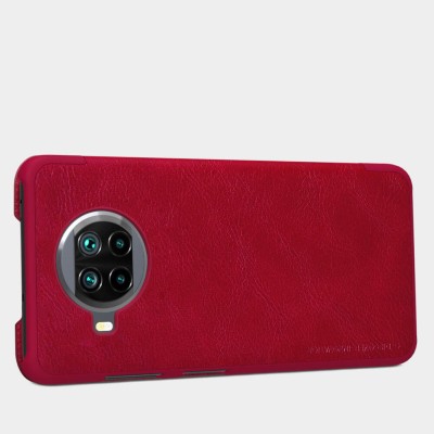 Кожаный чехол (книжка) Nillkin Qin Series для Xiaomi Mi 10T Lite / Redmi Note 9 Pro 5G Красный Кожаный чехол (книжка) Nillkin Qin Series для Xiaomi Mi 10T Lite / Redmi Note 9 Pro 5G Красный