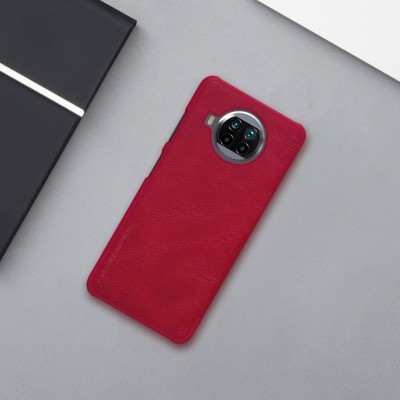 Кожаный чехол (книжка) Nillkin Qin Series для Xiaomi Mi 10T Lite / Redmi Note 9 Pro 5G Красный Кожаный чехол (книжка) Nillkin Qin Series для Xiaomi Mi 10T Lite / Redmi Note 9 Pro 5G Красный