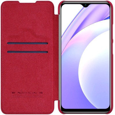 Кожаный чехол (книжка) Nillkin Qin Series для Xiaomi Redmi Note 9 4G / Redmi 9 Power / Redmi 9T Красный Кожаный чехол (книжка) Nillkin Qin Series для Xiaomi Redmi Note 9 4G / Redmi 9 Power / Redmi 9T Красный