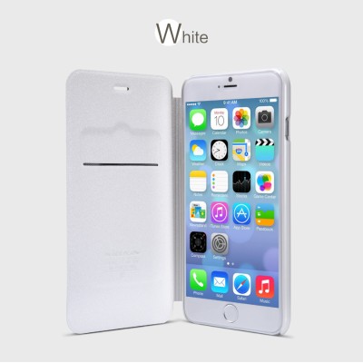 Кожаный чехол (книжка) Nillkin Sparkle Series для Apple iPhone 6/6s plus (5.5") Белый Кожаный чехол (книжка) Nillkin Sparkle Series для Apple iPhone 6/6s plus (5.5") Белый