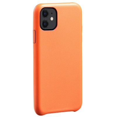 Кожаный чехол AHIMSA PU Leather Case (A) для Apple iPhone 11 (6.1") Оранжевый Кожаный чехол AHIMSA PU Leather Case (A) для Apple iPhone 11 (6.1") Оранжевый