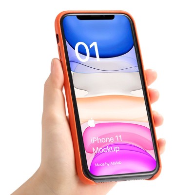 Кожаный чехол AHIMSA PU Leather Case (A) для Apple iPhone 11 (6.1") Оранжевый Кожаный чехол AHIMSA PU Leather Case (A) для Apple iPhone 11 (6.1") Оранжевый