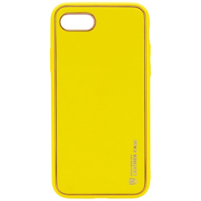 Кожаный чехол Xshield для Apple iPhone 7 / 8 / SE (2020) (4.7") Желтый / Yellow Кожаный чехол Xshield для Apple iPhone 7 / 8 / SE (2020) (4.7") Желтый / Yellow