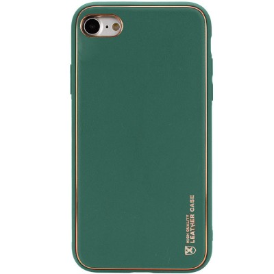Кожаный чехол Xshield для Apple iPhone 7 / 8 / SE (2020) (4.7") Зеленый / Army green Кожаный чехол Xshield для Apple iPhone 7 / 8 / SE (2020) (4.7") Зеленый / Army green