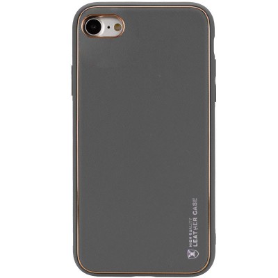 Кожаный чехол Xshield для Apple iPhone 7 / 8 / SE (2020) (4.7") Серый / Gray Кожаный чехол Xshield для Apple iPhone 7 / 8 / SE (2020) (4.7") Серый / Gray
