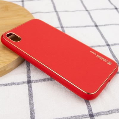 Кожаный чехол Xshield для Apple iPhone X / XS (5.8") Красный / Red Кожаный чехол Xshield для Apple iPhone X / XS (5.8") Красный / Red