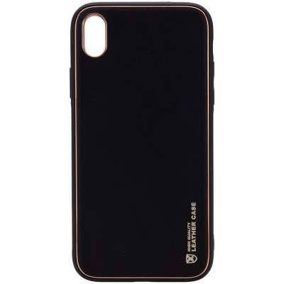 Кожаный чехол Xshield для Apple iPhone X / XS (5.8") Черный / Black