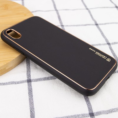 Кожаный чехол Xshield для Apple iPhone X / XS (5.8") Черный / Black