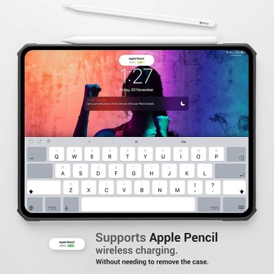 TPU+PC чехол Xundd c усиленными углами для Apple iPad Pro 11" (2018) Бесцветный / Черный - 3 TPU+PC чехол Xundd c усиленными углами для Apple iPad Pro 11" (2018) Бесцветный / Черный - 3