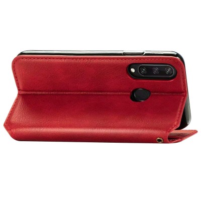 Кожаный чехол книжка GETMAN Cubic (PU) для Huawei Y6p Красный Кожаный чехол книжка GETMAN Cubic (PU) для Huawei Y6p Красный