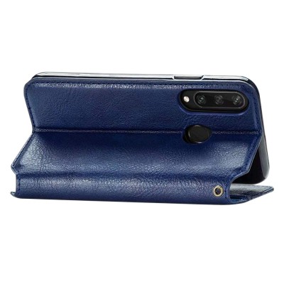 Кожаный чехол книжка GETMAN Cubic (PU) для Huawei Y6p Синий Кожаный чехол книжка GETMAN Cubic (PU) для Huawei Y6p Синий