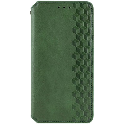 Купити Кожаный чехол книжка GETMAN Cubic (PU) для TECNO Spark 5 Pro Зеленый Купити Кожаный чехол книжка GETMAN Cubic (PU) для TECNO Spark 5 Pro Зеленый