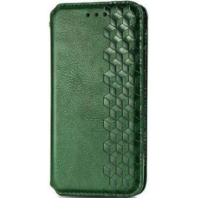 Кожаный чехол книжка GETMAN Cubic (PU) для Xiaomi Mi Note 10 Lite Зеленый Кожаный чехол книжка GETMAN Cubic (PU) для Xiaomi Mi Note 10 Lite Зеленый