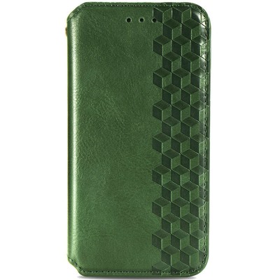 Кожаный чехол книжка GETMAN Cubic (PU) для Xiaomi Poco M3 Зеленый Кожаный чехол книжка GETMAN Cubic (PU) для Xiaomi Poco M3 Зеленый