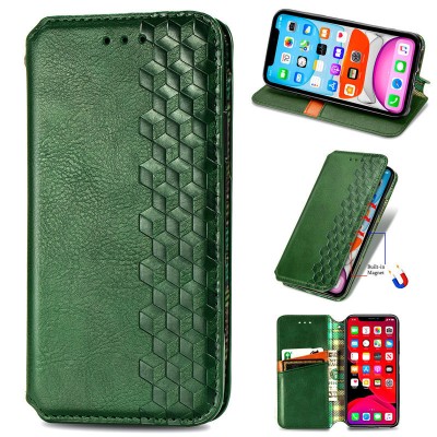 Кожаный чехол книжка GETMAN Cubic (PU) для Xiaomi Poco M3 Зеленый Кожаный чехол книжка GETMAN Cubic (PU) для Xiaomi Poco M3 Зеленый