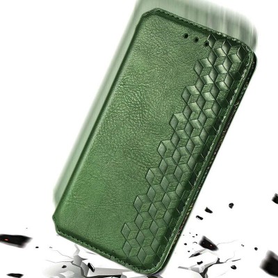 Кожаный чехол книжка GETMAN Cubic (PU) для Xiaomi Redmi Note 9 4G / 9 Power / Redmi 9T Зеленый Кожаный чехол книжка GETMAN Cubic (PU) для Xiaomi Redmi Note 9 4G / 9 Power / Redmi 9T Зеленый