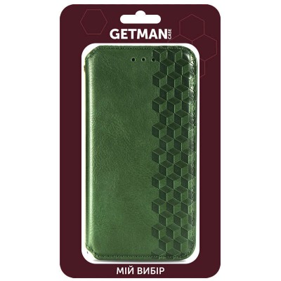 Кожаный чехол книжка GETMAN Cubic (PU) для ZTE Blade A31 Зеленый Кожаный чехол книжка GETMAN Cubic (PU) для ZTE Blade A31 Зеленый