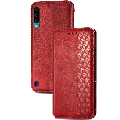 Кожаный чехол книжка GETMAN Cubic (PU) для ZTE Blade A7 (2020) Красный Кожаный чехол книжка GETMAN Cubic (PU) для ZTE Blade A7 (2020) Красный