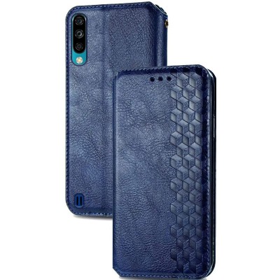 Кожаный чехол книжка GETMAN Cubic (PU) для ZTE Blade A7 (2020) Синий Кожаный чехол книжка GETMAN Cubic (PU) для ZTE Blade A7 (2020) Синий