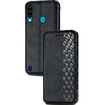 Кожаный чехол книжка GETMAN Cubic (PU) для ZTE Blade A7 Fingerprint (2020) Черный Кожаный чехол книжка GETMAN Cubic (PU) для ZTE Blade A7 Fingerprint (2020) Черный