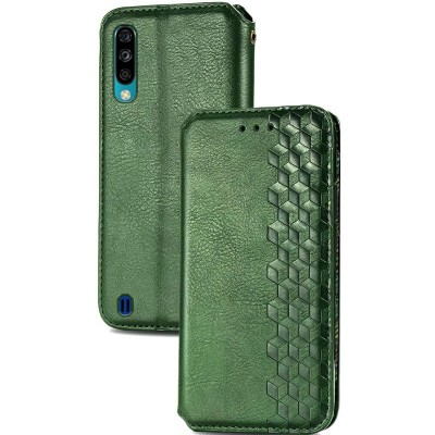 Кожаный чехол книжка GETMAN Cubic (PU) для ZTE Blade A7 Зеленый Кожаный чехол книжка GETMAN Cubic (PU) для ZTE Blade A7 Зеленый
