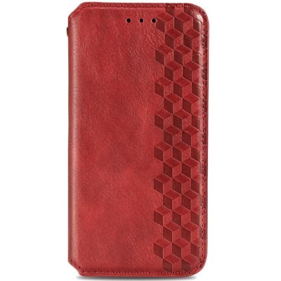 Кожаный чехол книжка GETMAN Cubic (PU) для ZTE Blade V30 Красный Кожаный чехол книжка GETMAN Cubic (PU) для ZTE Blade V30 Красный