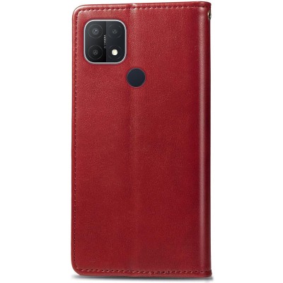 Кожаный чехол книжка GETMAN Gallant (PU) для Oppo A15s / A15 Красный Кожаный чехол книжка GETMAN Gallant (PU) для Oppo A15s / A15 Красный