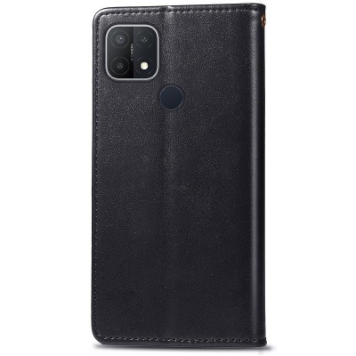 Кожаный чехол книжка GETMAN Gallant (PU) для Oppo A15s / A15 Черный Кожаный чехол книжка GETMAN Gallant (PU) для Oppo A15s / A15 Черный
