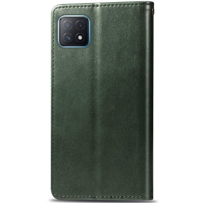 Кожаный чехол книжка GETMAN Gallant (PU) для Oppo A53 5G / A73 5G Зеленый Кожаный чехол книжка GETMAN Gallant (PU) для Oppo A53 5G / A73 5G Зеленый