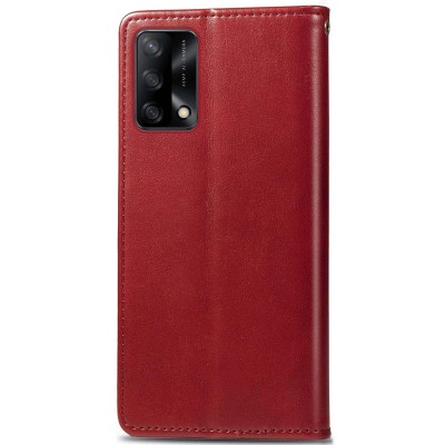 Кожаный чехол книжка GETMAN Gallant (PU) для Oppo A74 4G Красный Кожаный чехол книжка GETMAN Gallant (PU) для Oppo A74 4G Красный