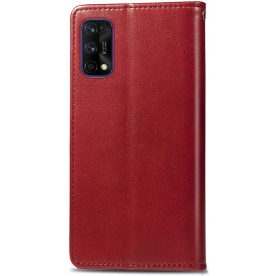 Кожаный чехол книжка GETMAN Gallant (PU) для Realme 7 Pro Красный Кожаный чехол книжка GETMAN Gallant (PU) для Realme 7 Pro Красный