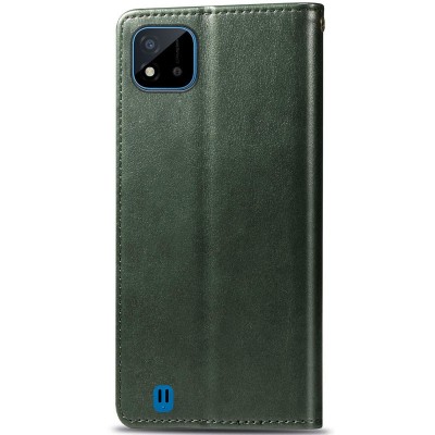 Купити Кожаный чехол книжка GETMAN Gallant (PU) для Realme C11 (2021) Зеленый Купити Кожаный чехол книжка GETMAN Gallant (PU) для Realme C11 (2021) Зеленый