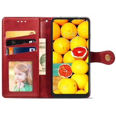 Кожаный чехол книжка GETMAN Gallant (PU) для TECNO POP 4 Pro Красный Кожаный чехол книжка GETMAN Gallant (PU) для TECNO POP 4 Pro Красный