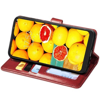 Кожаный чехол книжка GETMAN Gallant (PU) для TECNO POP 4 Pro Красный Кожаный чехол книжка GETMAN Gallant (PU) для TECNO POP 4 Pro Красный