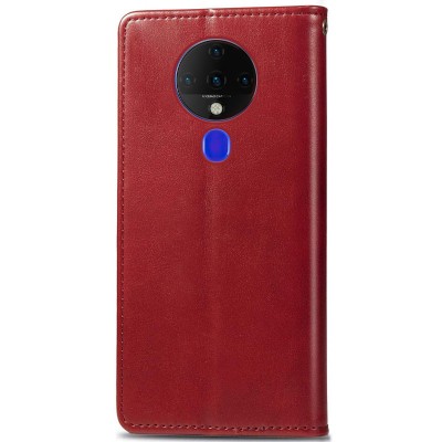 Кожаный чехол книжка GETMAN Gallant (PU) для TECNO Spark 6 Красный Кожаный чехол книжка GETMAN Gallant (PU) для TECNO Spark 6 Красный
