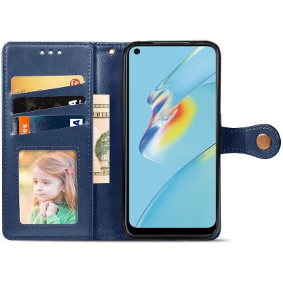 Кожаный чехол книжка GETMAN Gallant (PU) для Xiaomi Mi 11 Lite Синий Кожаный чехол книжка GETMAN Gallant (PU) для Xiaomi Mi 11 Lite Синий