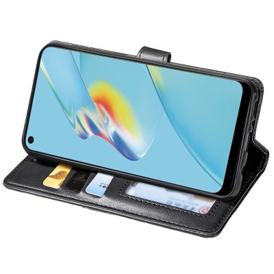Кожаный чехол книжка GETMAN Gallant (PU) для Xiaomi Mi 11 Lite Черный Кожаный чехол книжка GETMAN Gallant (PU) для Xiaomi Mi 11 Lite Черный